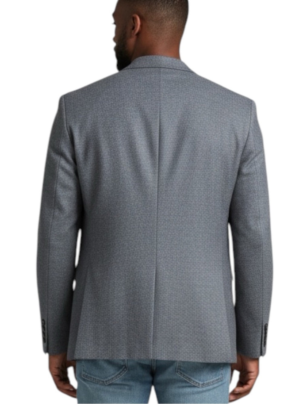 LAUREN RALPH LAUREN Slim Fit Sport Coat from Macy’s 100% Wool Navy Text Size 44R - Picture 14 of 15